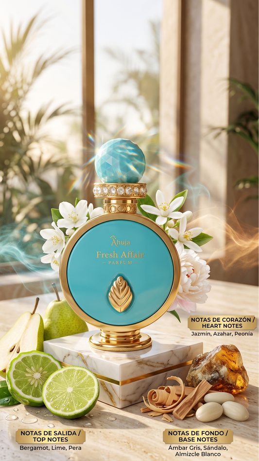 Ahuja Fresh Affairs Perfume (35% Essential Oils) - Unisex