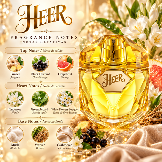 Heer by Paris Corner – Fresh Floral Musky Fragrance