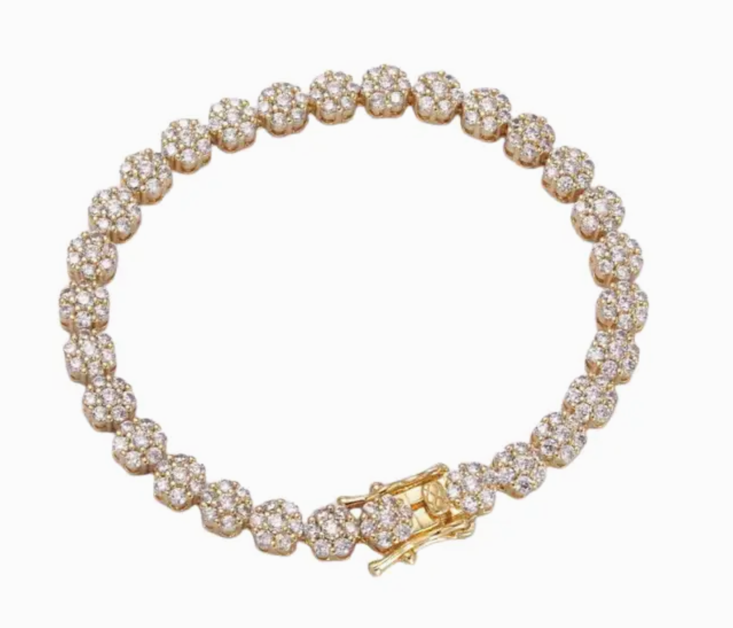 Stunning 5.2mm Tennis Bracelet – Gold Filled & Cubic Zirconia