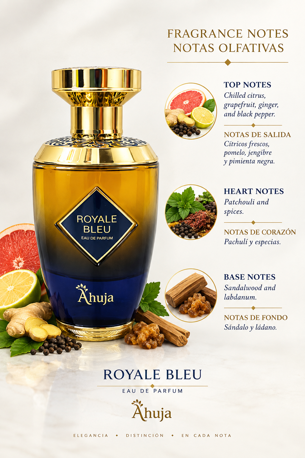 Ahuja Royale Bleu Eau de Parfum 3.4 fl oz / 100 ml