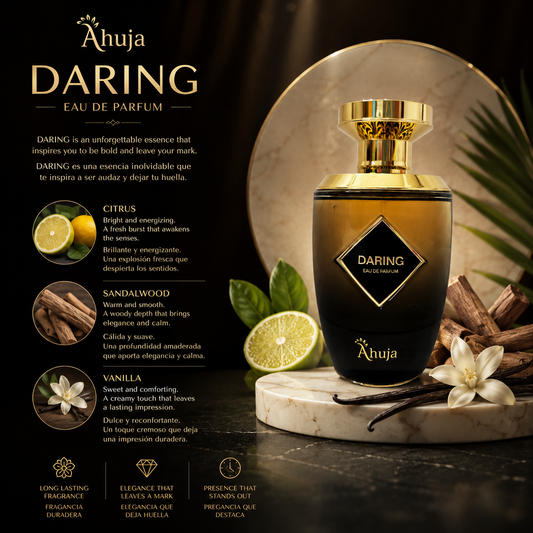 Ahuja Daring Men's Perfume (35% Essential Oils)