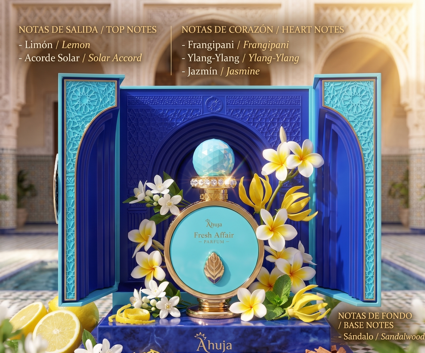 Ahuja Fresh Affairs Perfume (35% Essential Oils) - Unisex