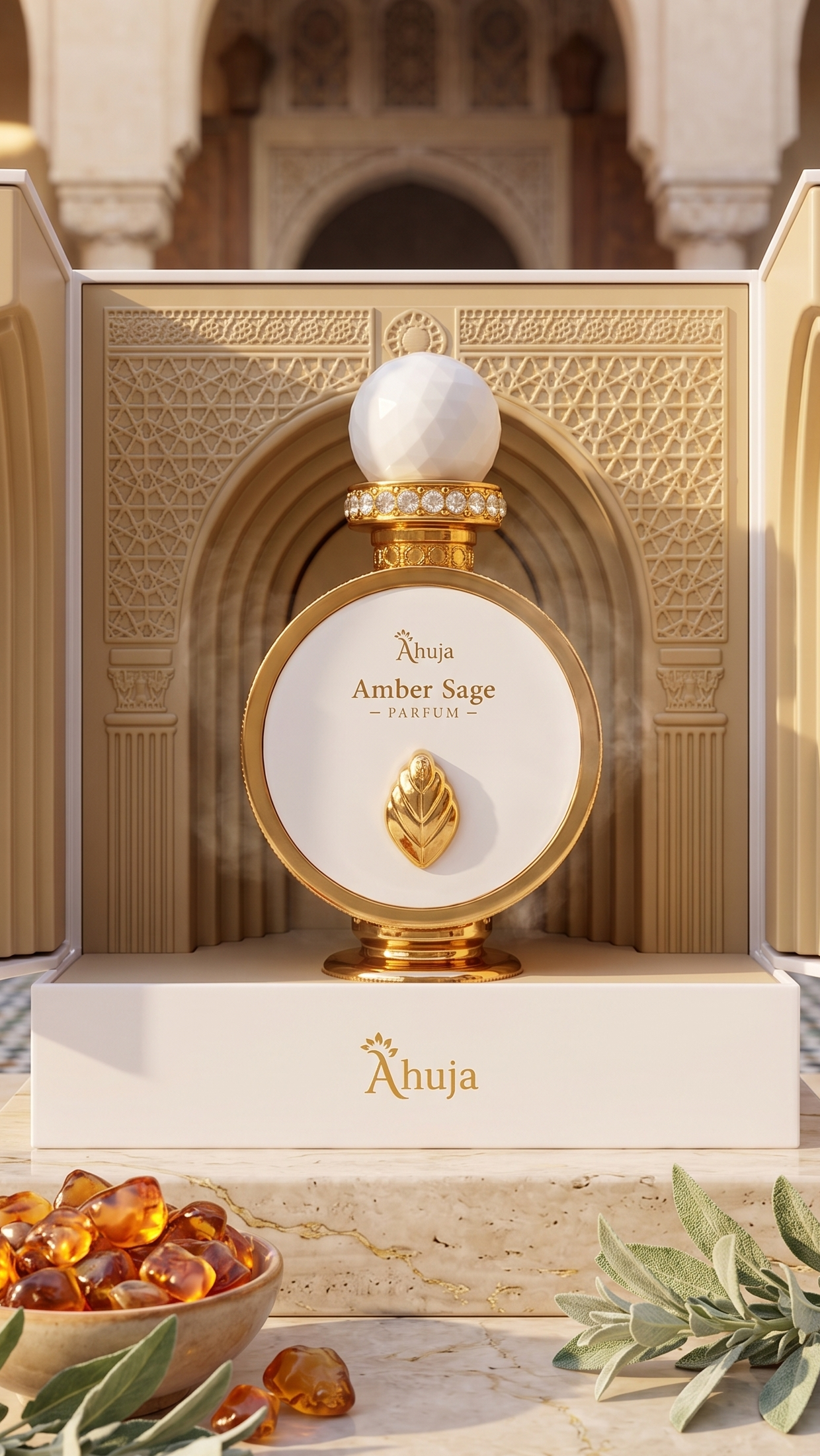 Ahuja Amber Sage Extrait de Parfum - Unisex Fragrance
